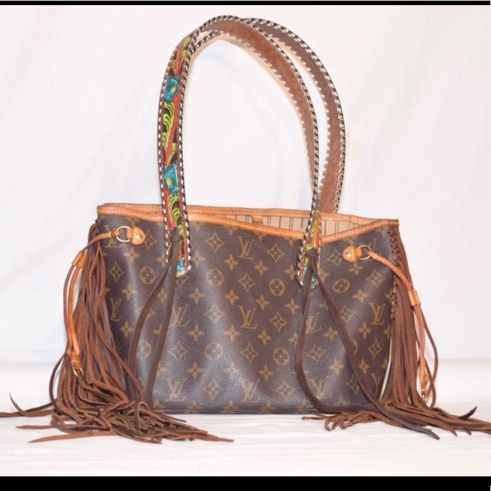 Custom mini neverfull authentic LV